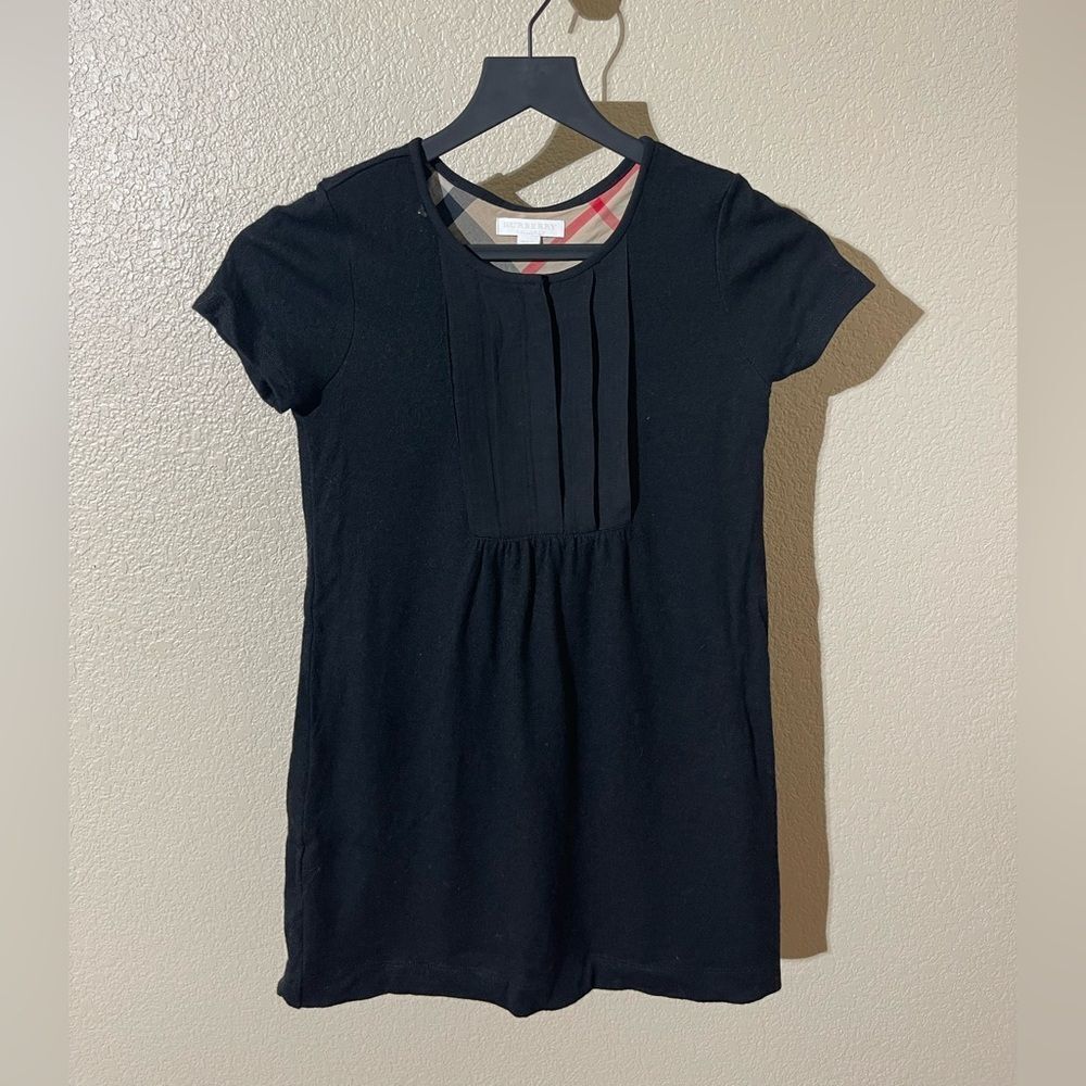 Burberry Black Short Sleeve Dress for Kids